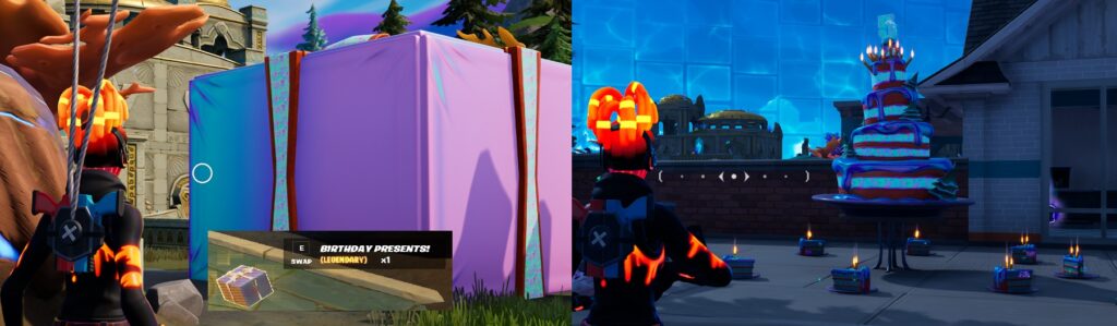 Fortnite Birthday Cake & Presents 2022 Fortnite Birthday Cake & Presents 2022
