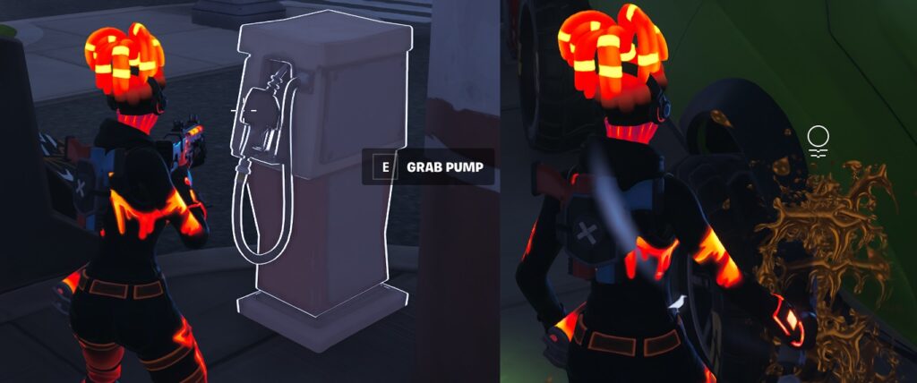 Whiplash Fortnite at a Gas Pump Whiplash Fortnite at a Gas Pump