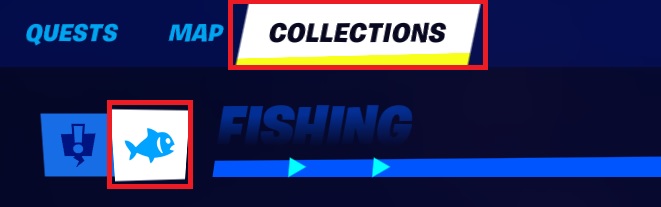 Fortnite Fish - Collections Menu