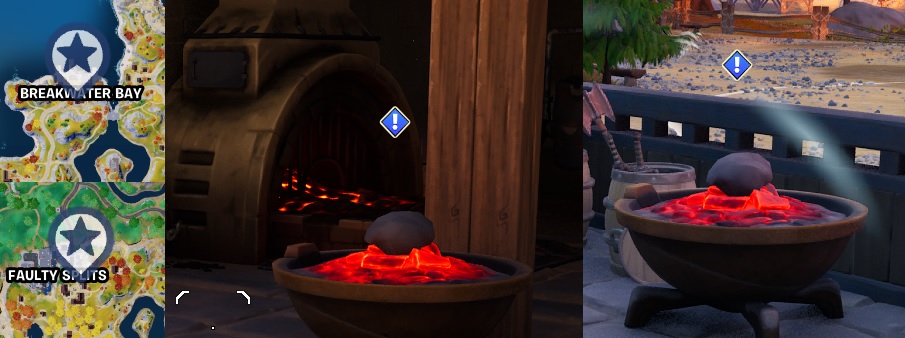 Oathbound Bonus Rewards - Part 3.2 - Stage 3 of 5 - Place the alloy in a Forge Brazier to heat the metal - Locations
