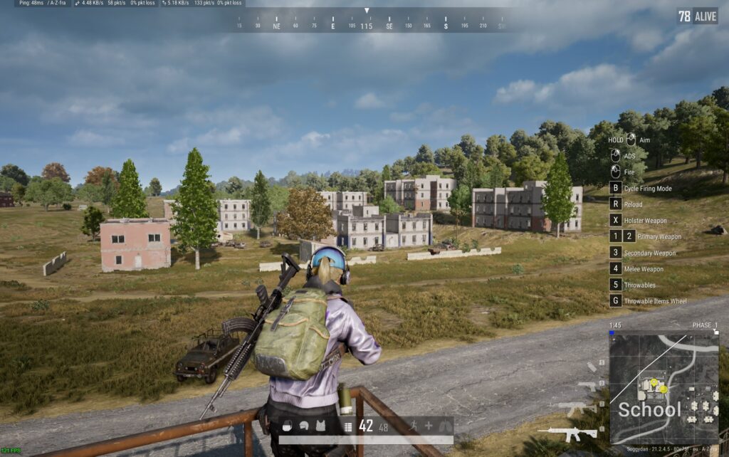 PUBG In Game 121 FPS - Image Scaling ON PUBG In Game 121 FPS - Image Scaling ON