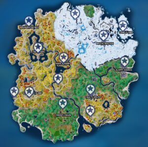Fortnite Bounty Board Locations Fortnite Bounty Board Locations