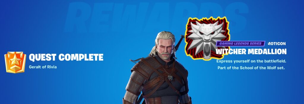 Geralt of Rivia Quests - Emototicon - Witcher Medallion
